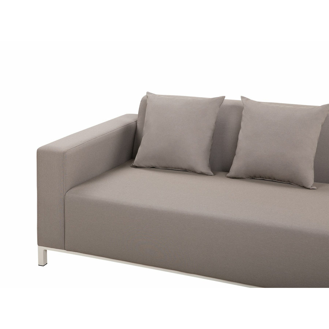 Belize 5 Seater Garden Corner Sofa Set Beige