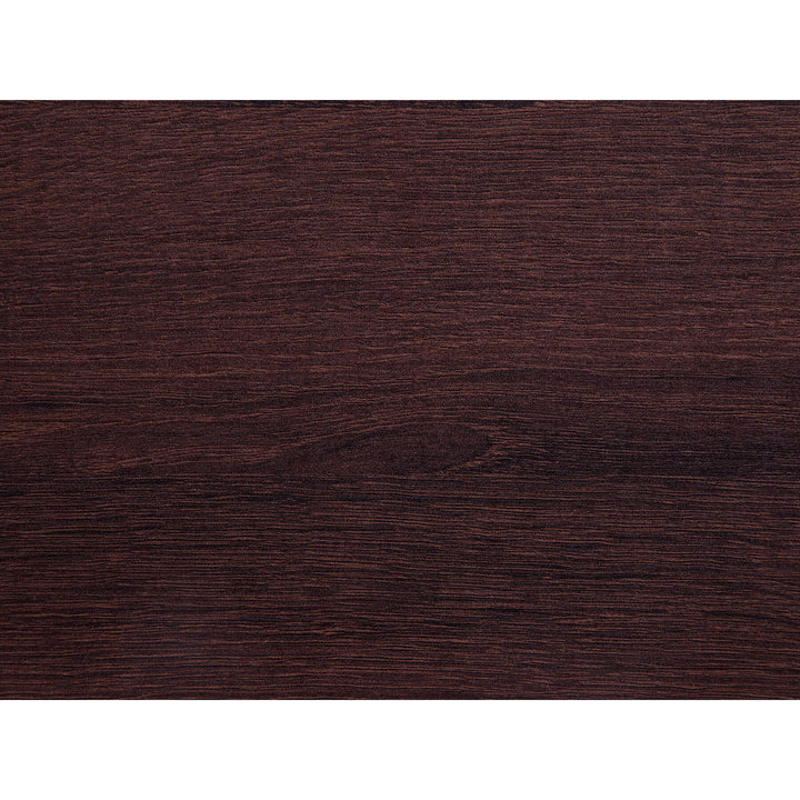 Kepner 2 Drawer Bedside Table Dark Wood with White