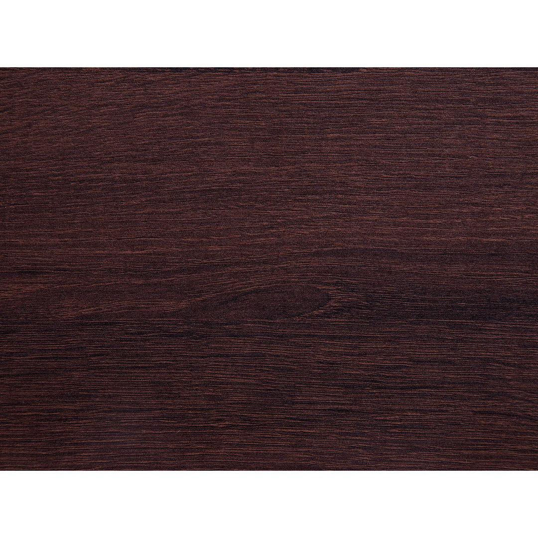 Kepner 1 Drawer Bedside Table Dark Wood with White