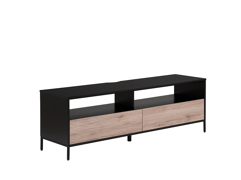 TV Stand SYDNEY Brown/ Black Plains
