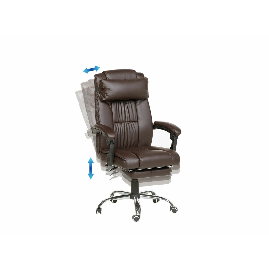 Kalman Reclining Faux Leather Executive Chair