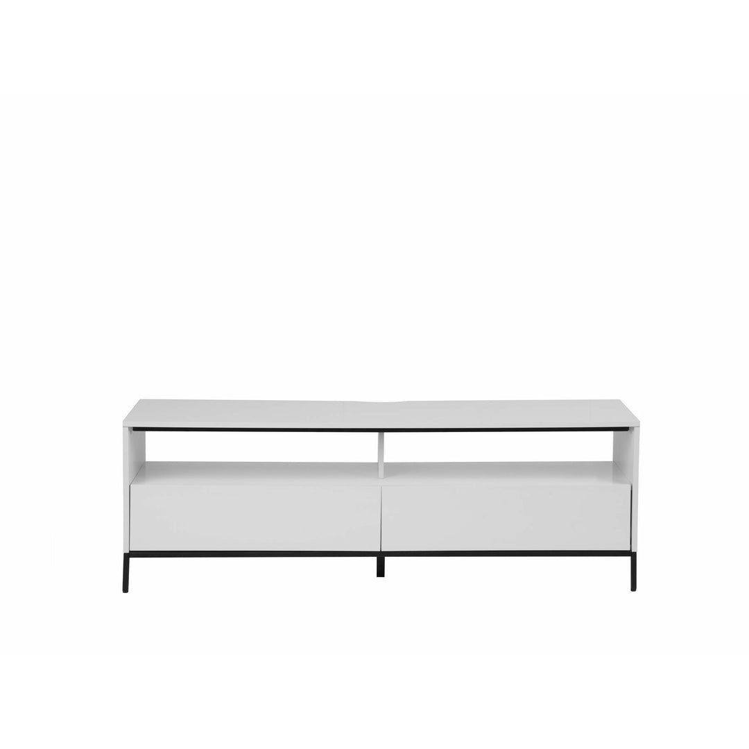 TV Stand LED White Plains