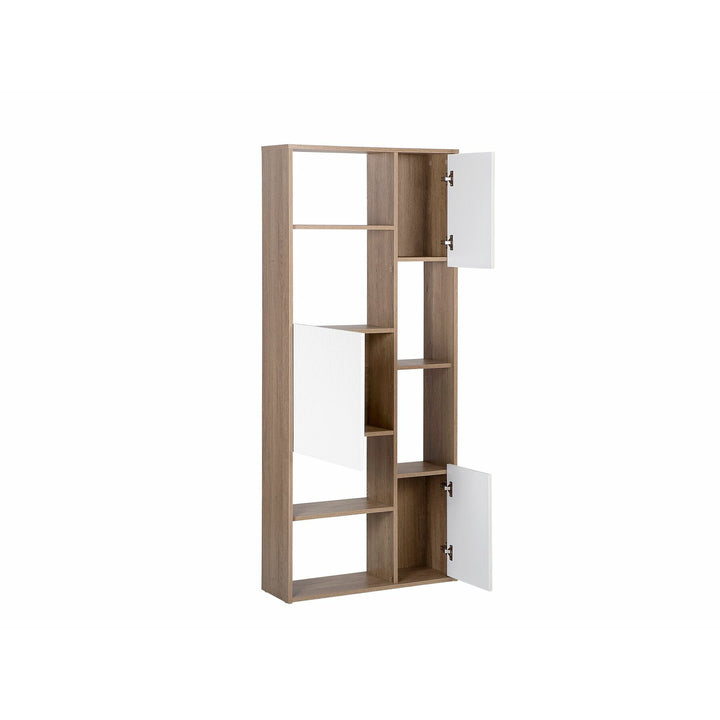 Massena Bookcase Light Wood with White