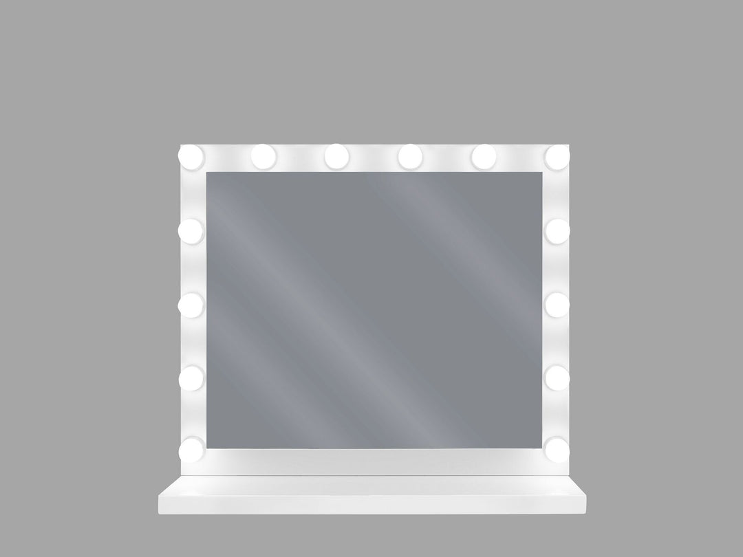 LED Dressing Table Mirror 50 x 60 cm White Beauvoir