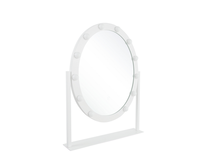 Metal LED Standing Vanity Mirror 50 x 60 cm