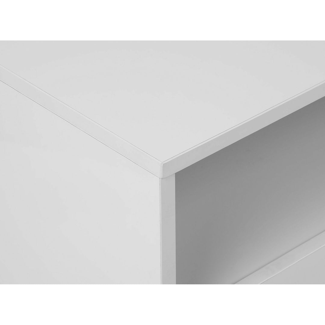 TV Stand LED White Plains