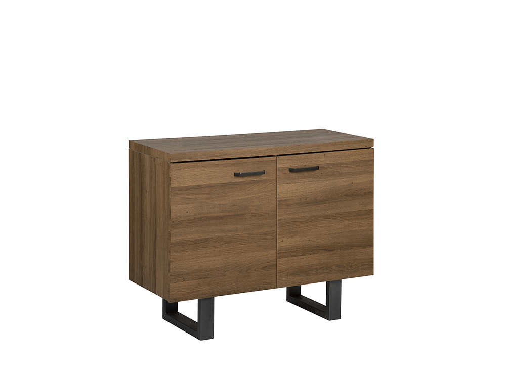 2 Door Sideboard Dark Wood Moren
