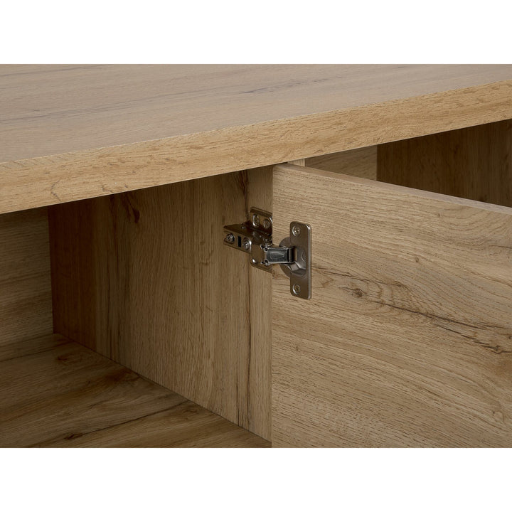 TV Stand Light Wood Easton