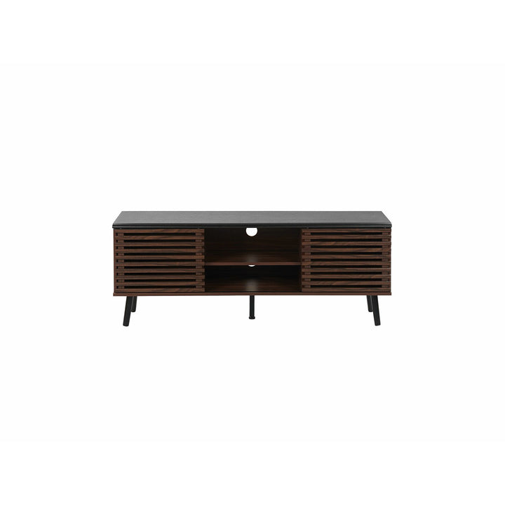 TV Stand Dark Wood Liya