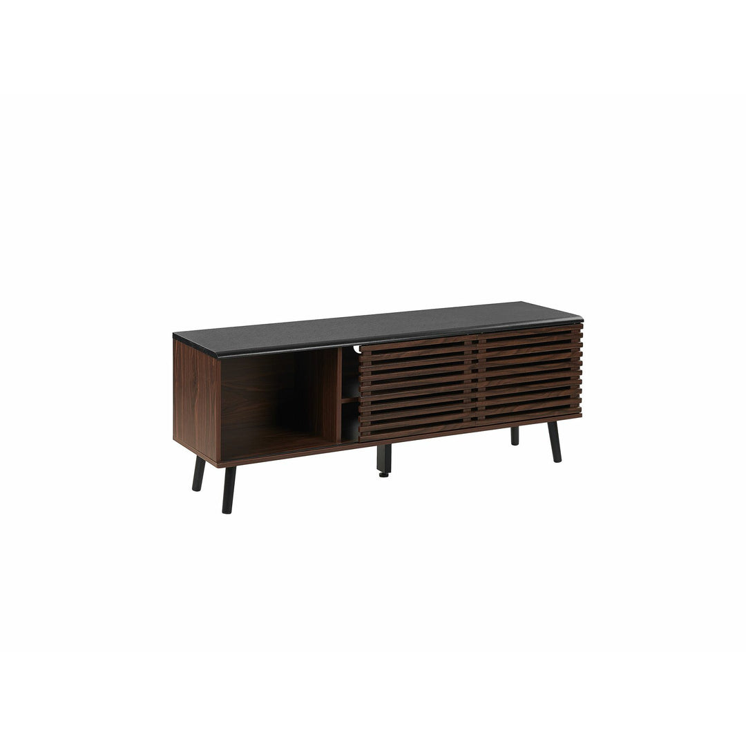 TV Stand Dark Wood Liya