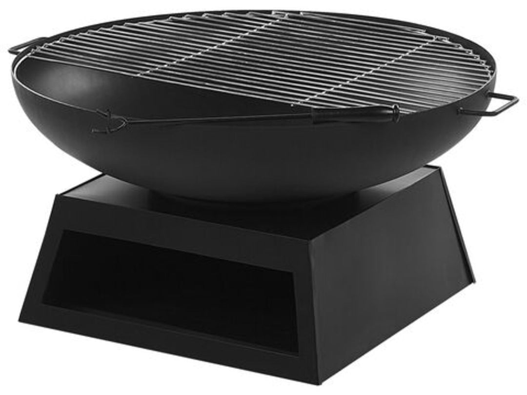 Charcoal Fire Pit Black Semeru