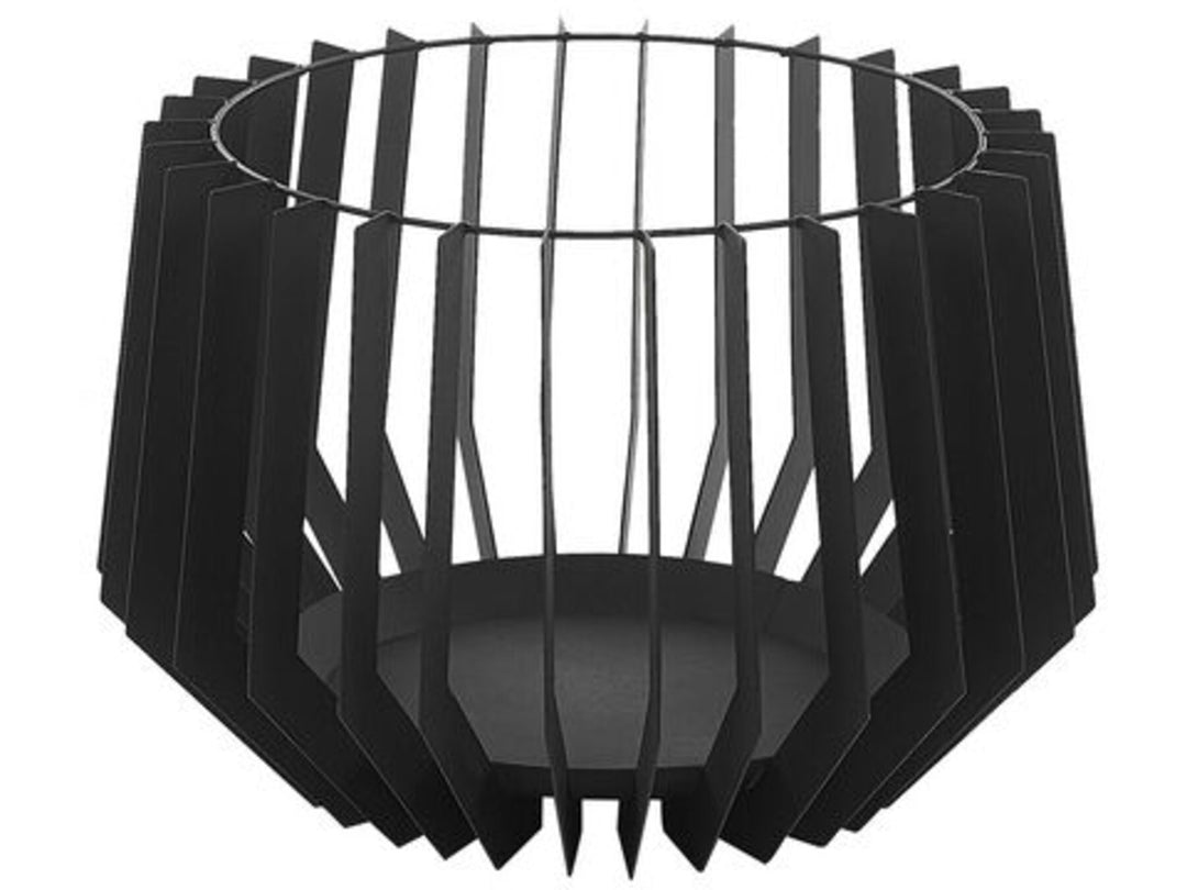 Charcoal Fire Pit Black Ubinas