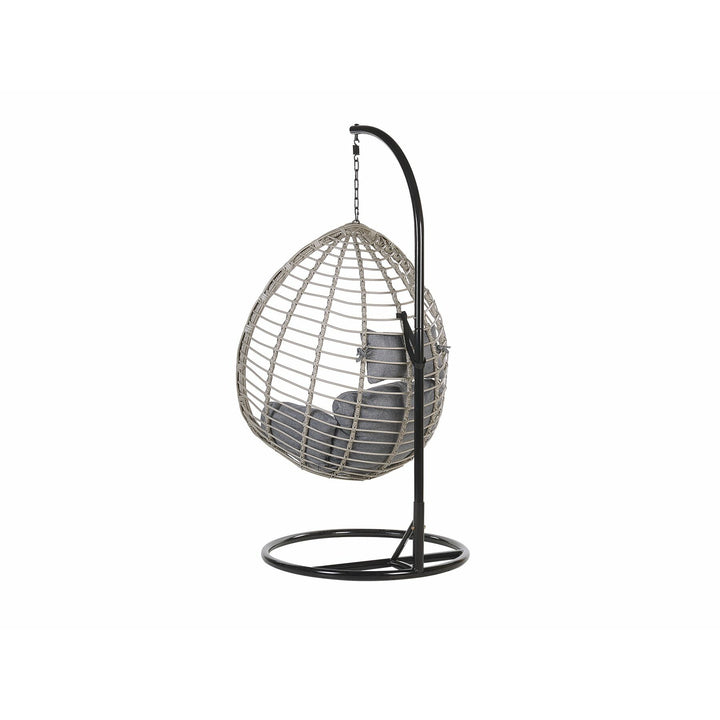Eckhoff Rattan Hanging Chair with Stand