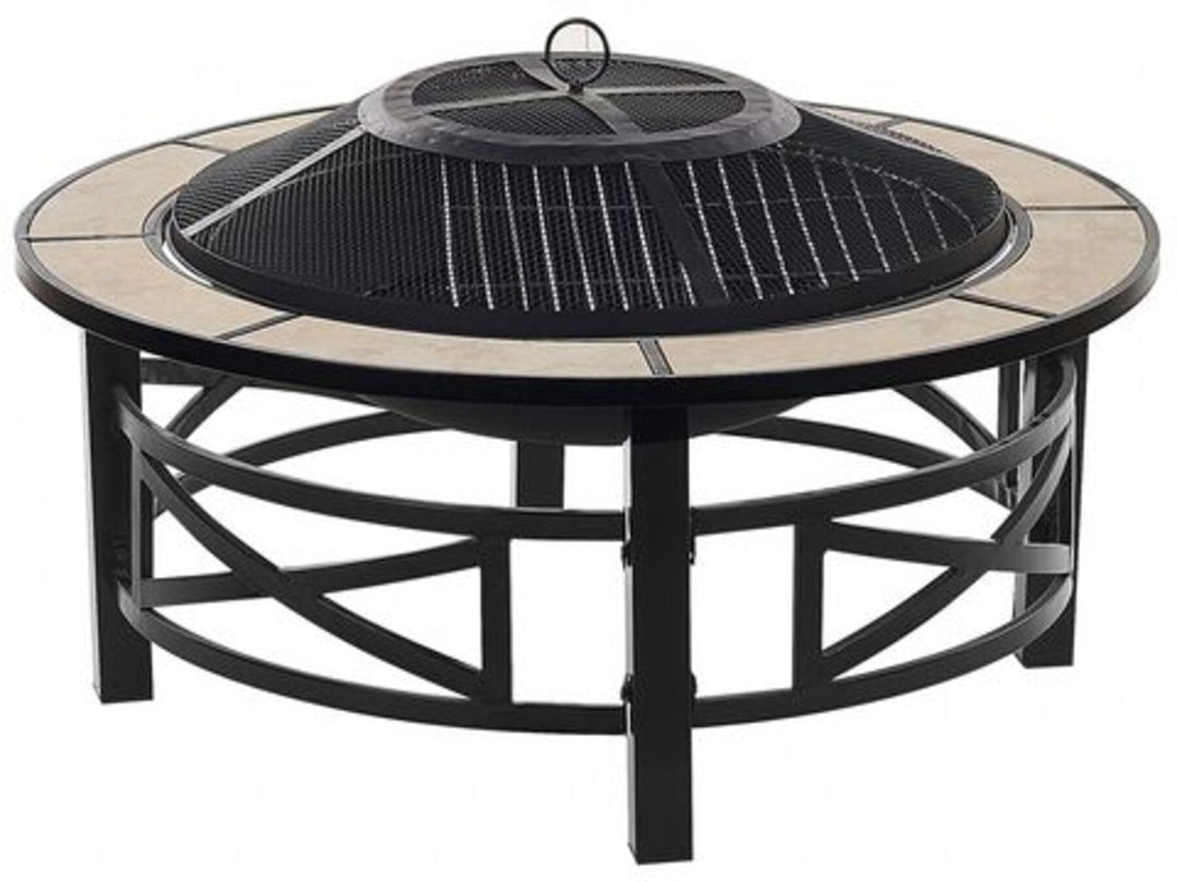 Charcoal Fire Pit Black Hierro