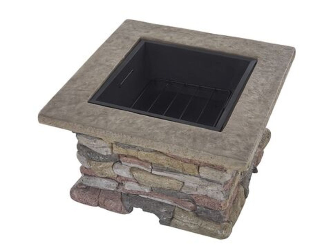 Rectangle Fire Pit Grey Kelud