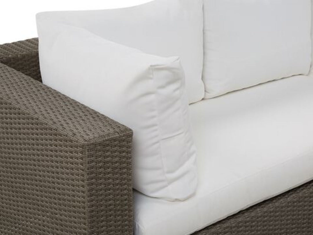 Maestro II 8 Seater PE Rattan Garden Lounge Set Taupe