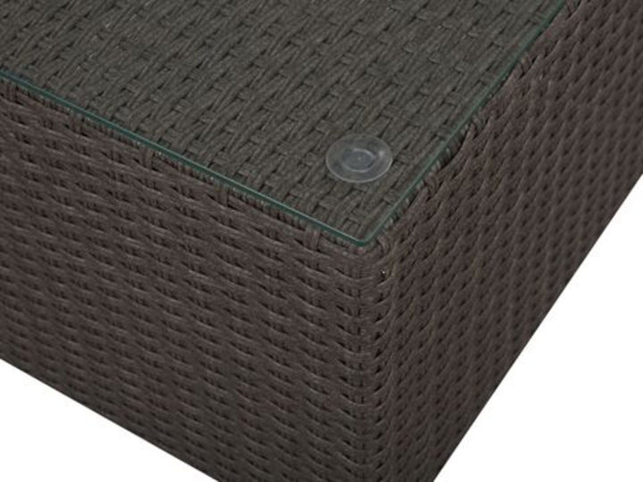 Maestro II 8 Seater PE Rattan Garden Lounge Set Taupe