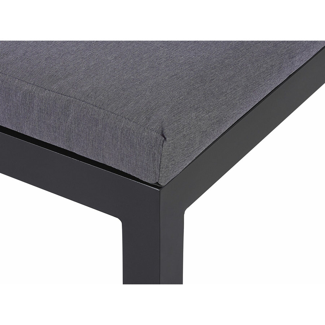 Messina 5 Seater Aluminium Garden Corner Sofa Set Grey