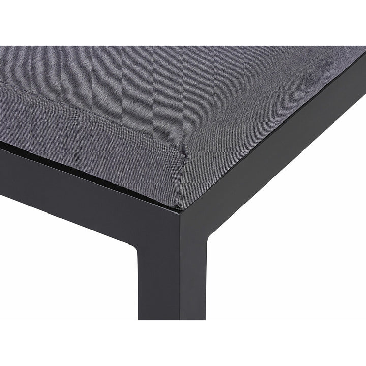 Messina 5 Seater Aluminium Garden Corner Sofa Set Grey