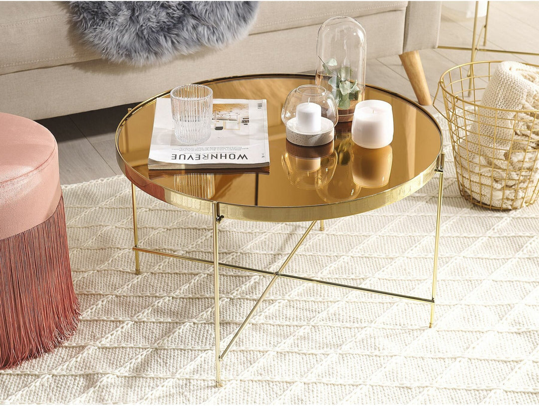 Coffee Table Gold LUCEA

