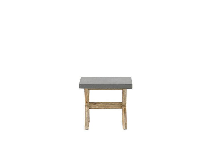 Olbia 8 Seater Concrete Garden Dining Set Benches and Stools Grey