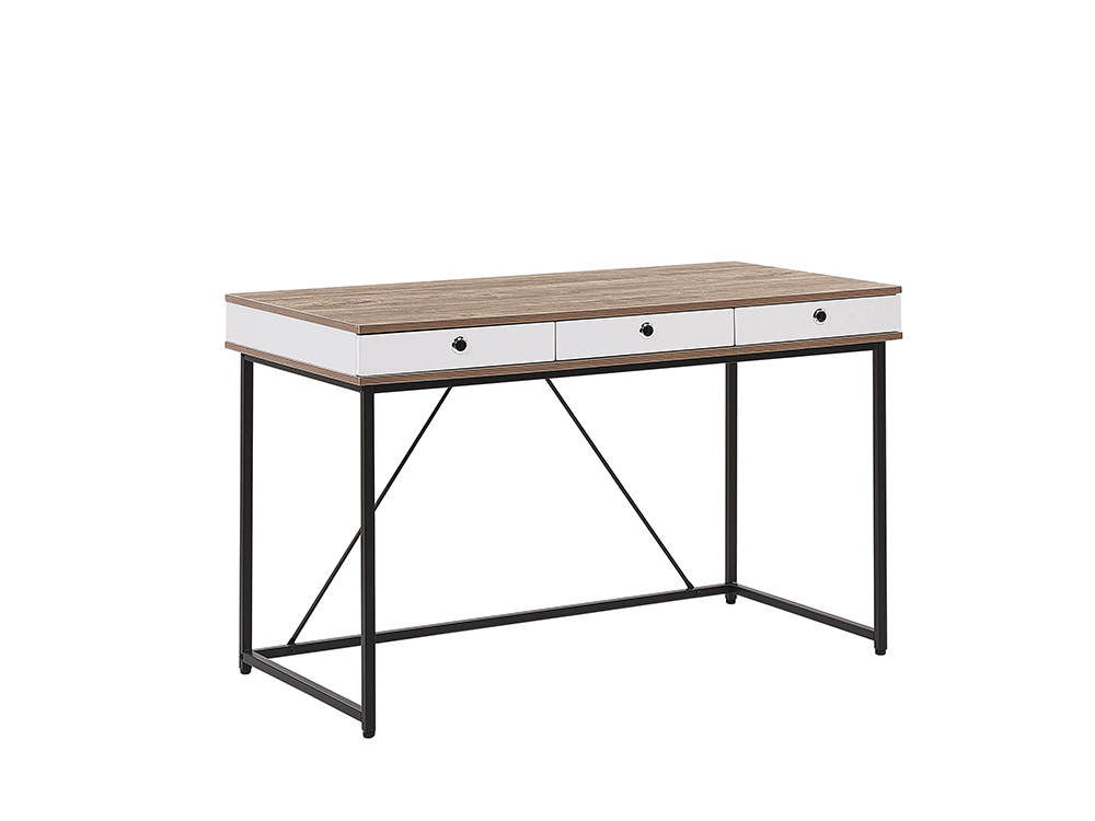 3 Drawer Home Office Desk 120 x 60 cm Hubli