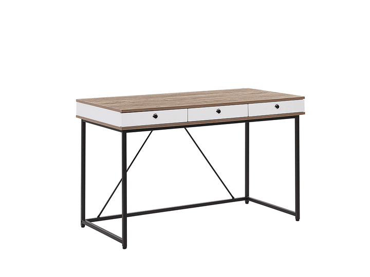 3 Drawer Home Office Desk 120 x 60 cm Hubli