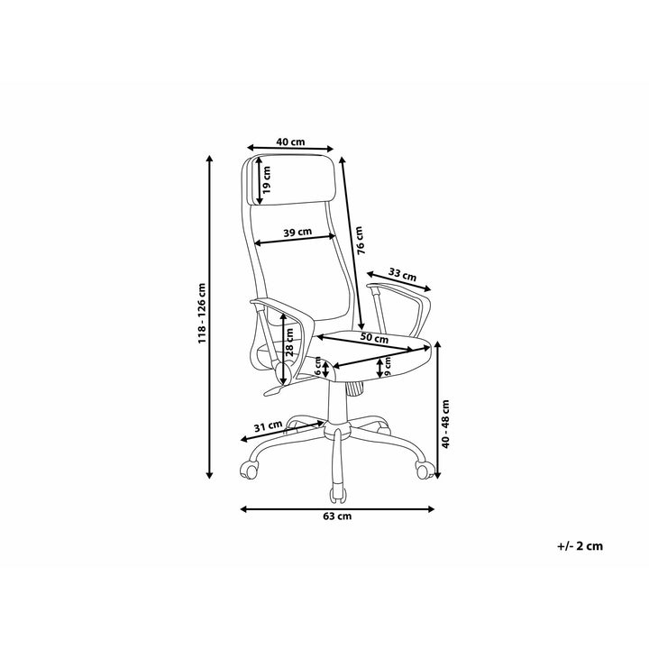 Louise Faux Leather Office Chair
