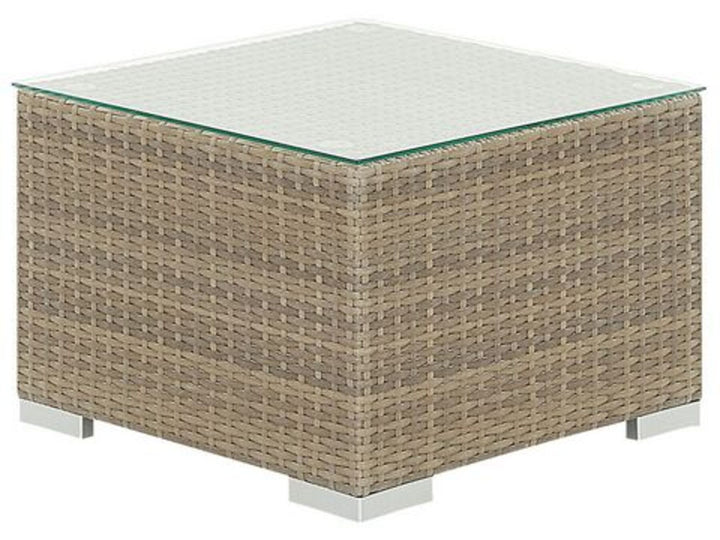 Maestro II 8 Seater PE Rattan Garden Lounge Set Light Brown