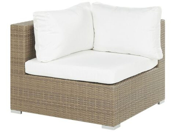 Maestro II 8 Seater PE Rattan Garden Lounge Set Light Brown