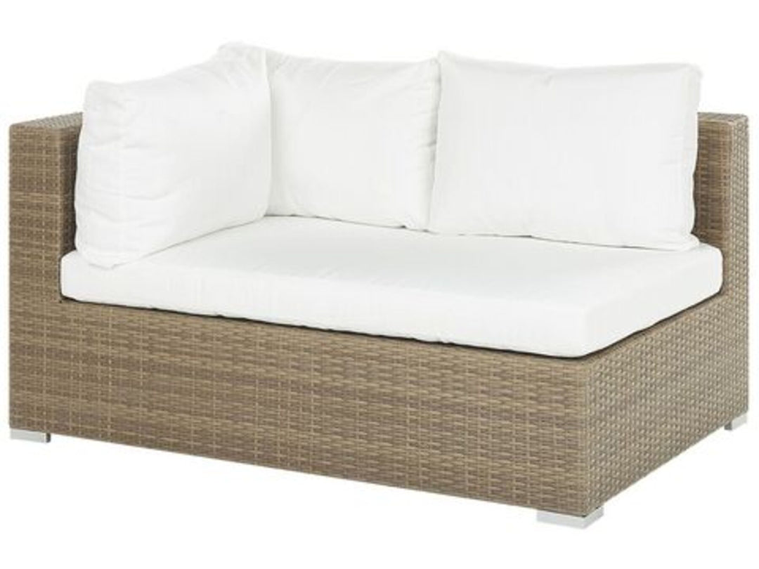 Maestro II 8 Seater PE Rattan Garden Lounge Set Light Brown