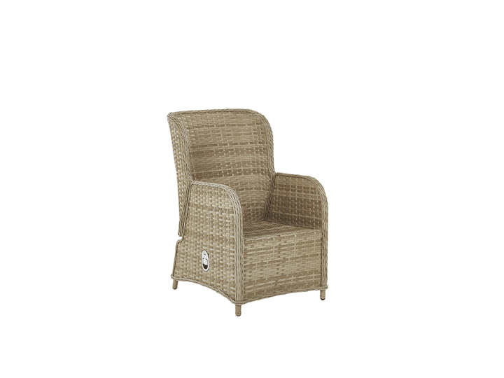 Ponza 2 Seater PE Rattan Garden Lounge Set Natural