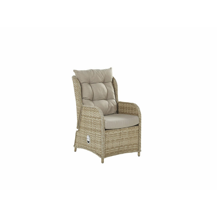 Ponza 2 Seater PE Rattan Garden Lounge Set Natural