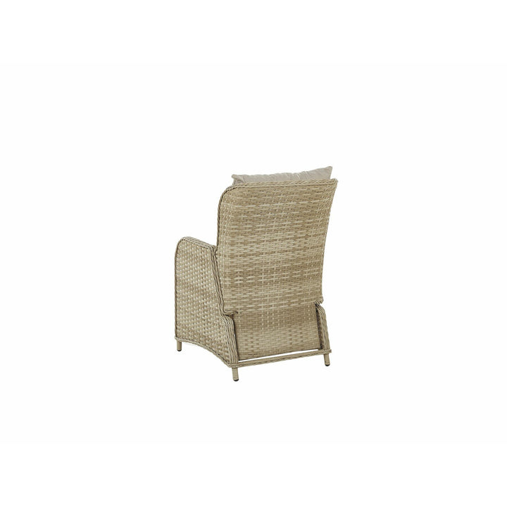 Ponza 2 Seater PE Rattan Garden Lounge Set Natural
