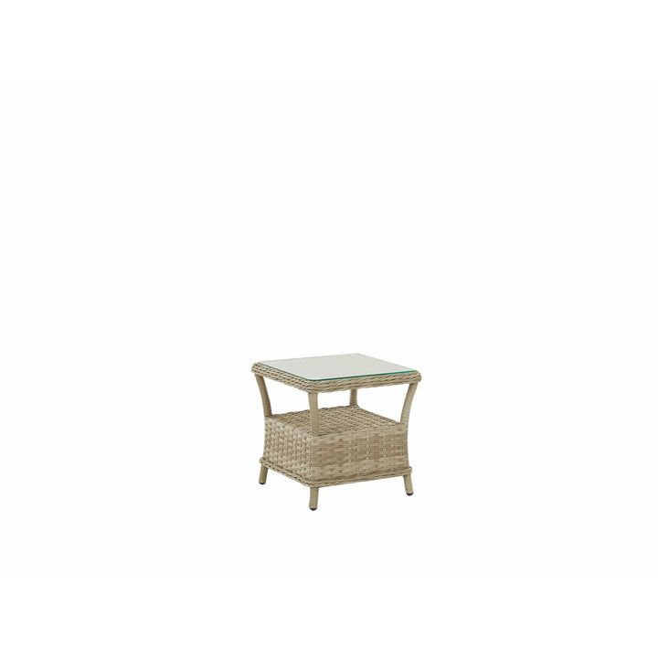 Ponza 2 Seater PE Rattan Garden Lounge Set Natural