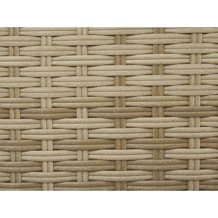Ponza 2 Seater PE Rattan Garden Lounge Set Natural