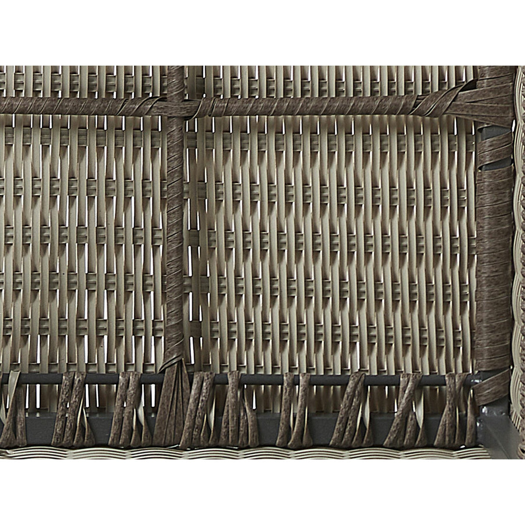 Contare 6 Seater PE Rattan Garden Lounge Set Taupe