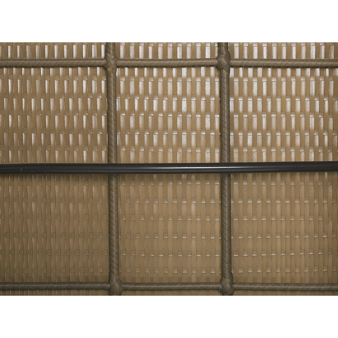 Belluno 3 Seater PE Rattan Garden Sofa Set White