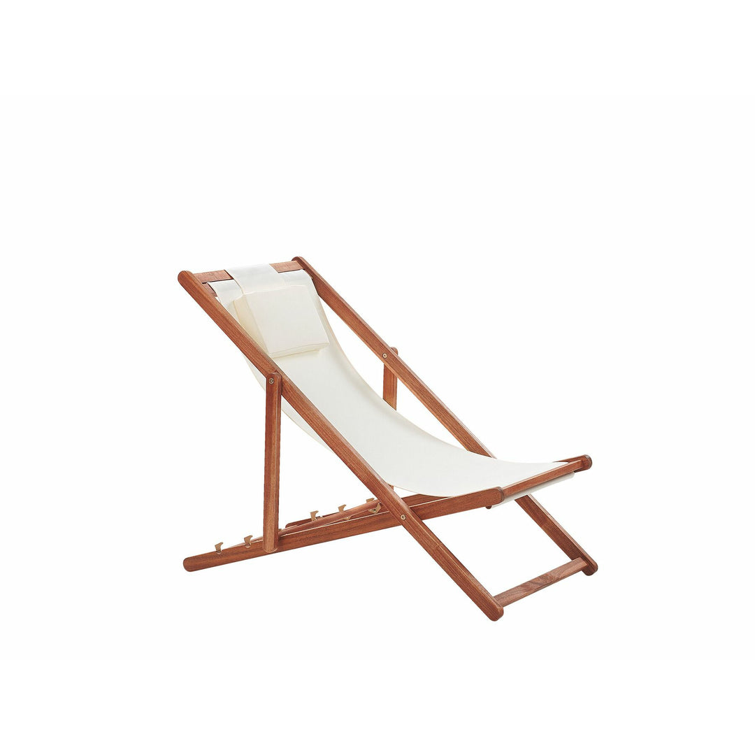 Harrell Wooden Reclining Deck Chair