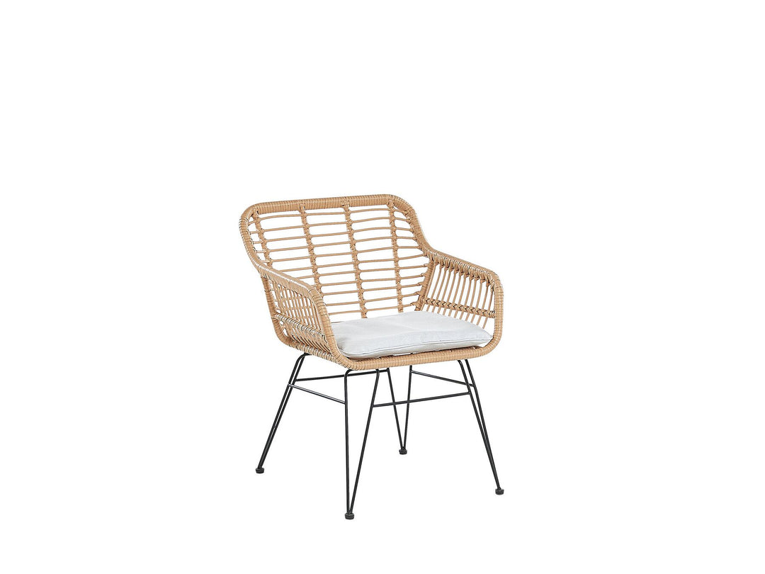 Lutyens Rattan Bistro Set Natural