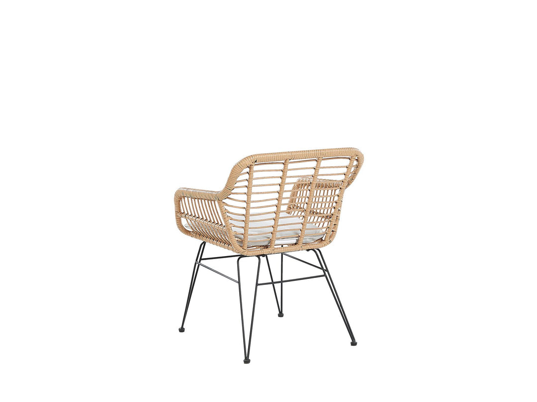 Lutyens Rattan Bistro Set Natural