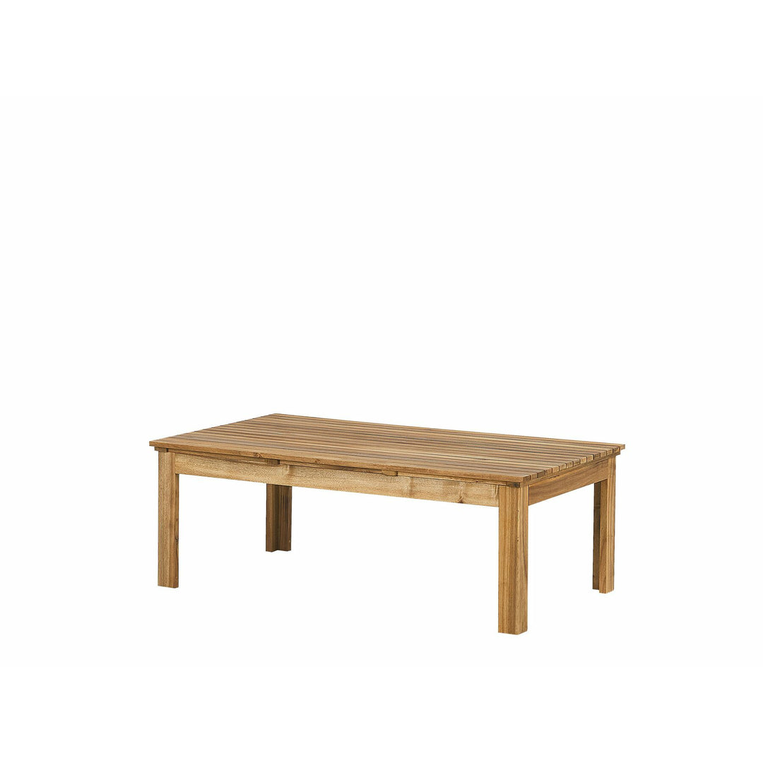 Pacific 4 Seater Acacia Wood Garden Sofa Set Light Wood