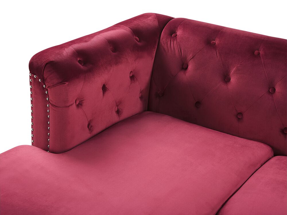 Ledeune Velvet Corner Sofa