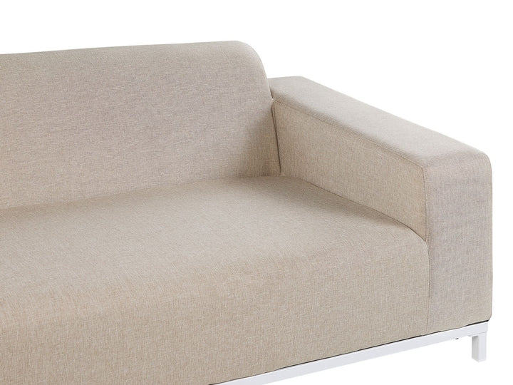 Garden Sofa Beige with White Rovigo