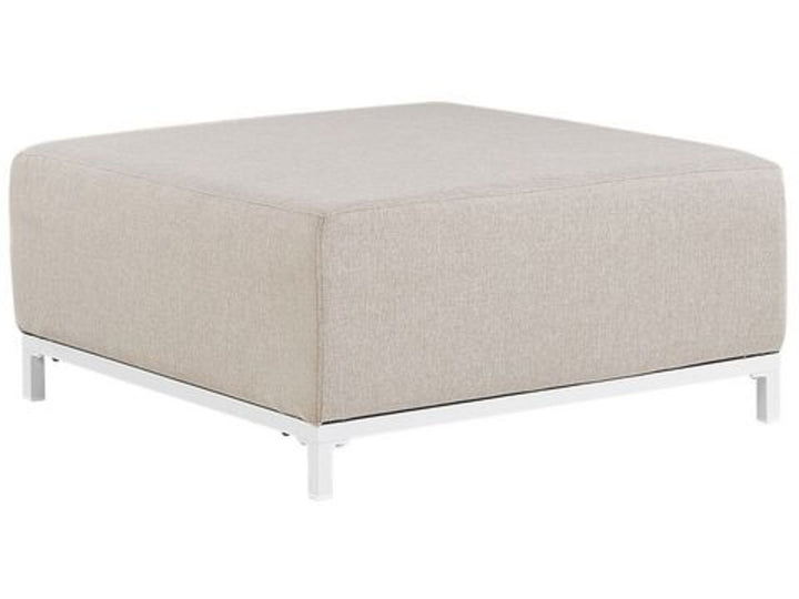 Rovigo 5 Seater Garden Sofa Set Beige with White