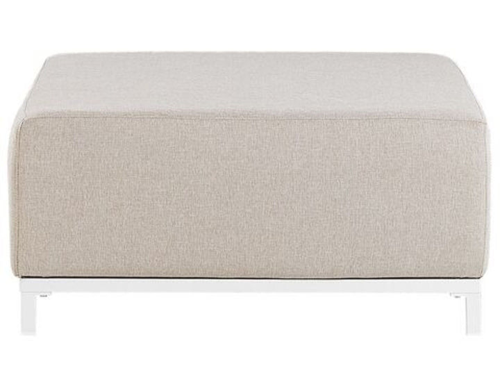 Rovigo 5 Seater Garden Sofa Set Beige with White
