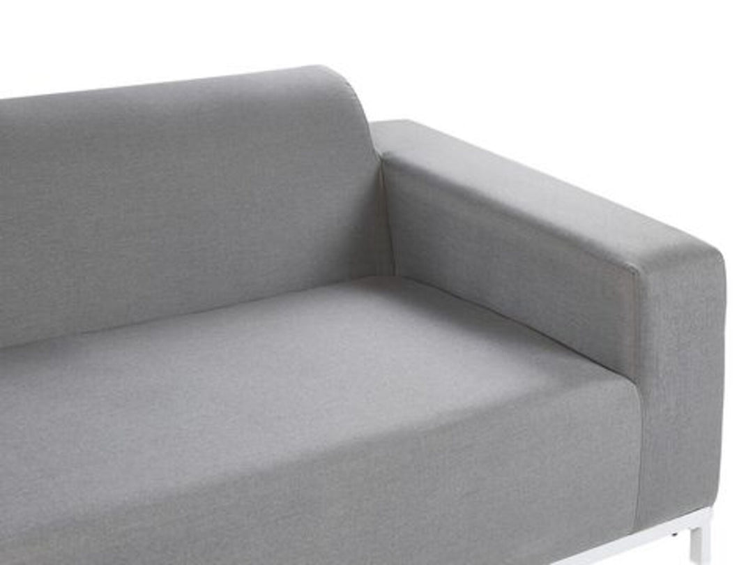 Rovigo 5 Seater Garden Sofa Set Grey with White