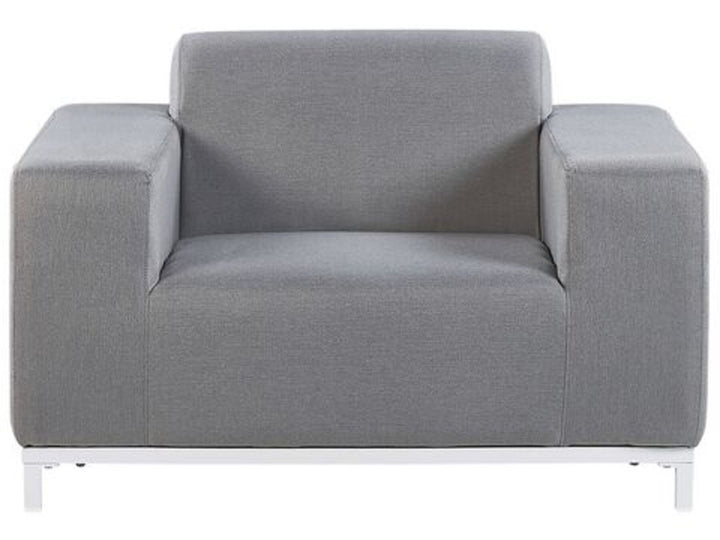 Rovigo 5 Seater Garden Sofa Set Grey with White