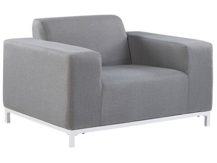 Rovigo 5 Seater Garden Sofa Set Grey with White