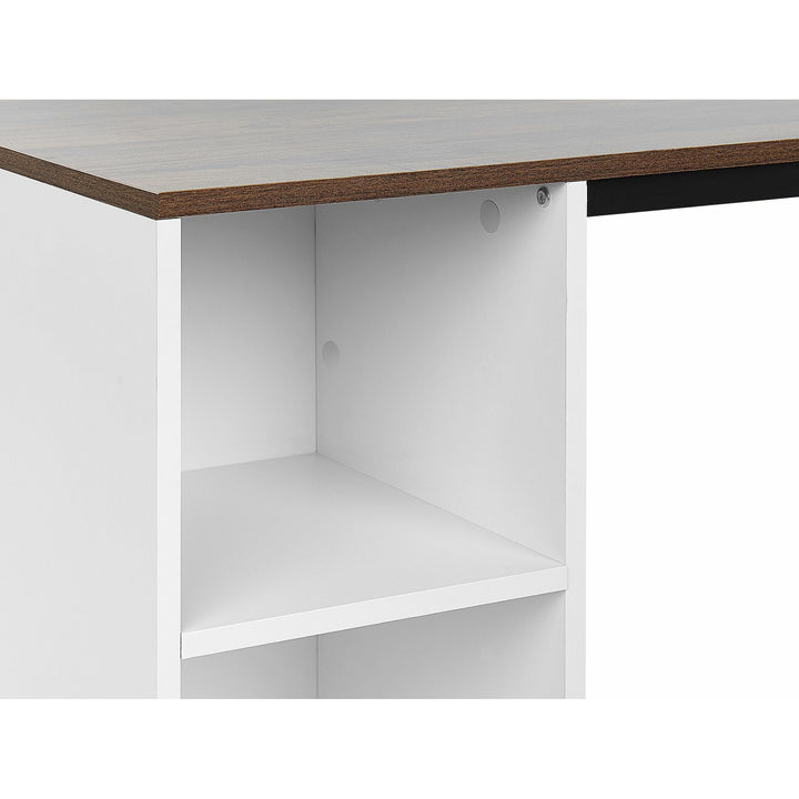 Harvin Home Office Desk with Shelves 120 x 60 cm